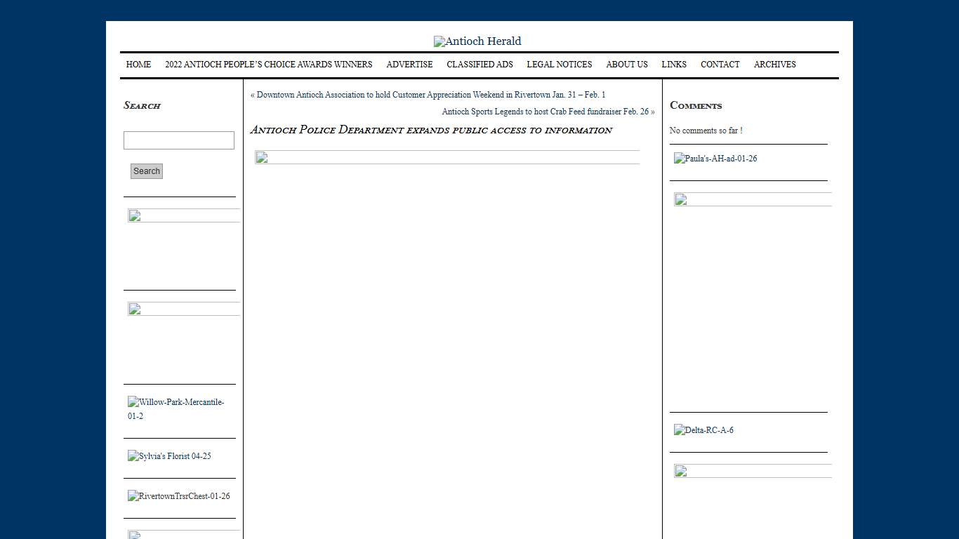 Antioch Police Department expands public access to information Antioch Herald